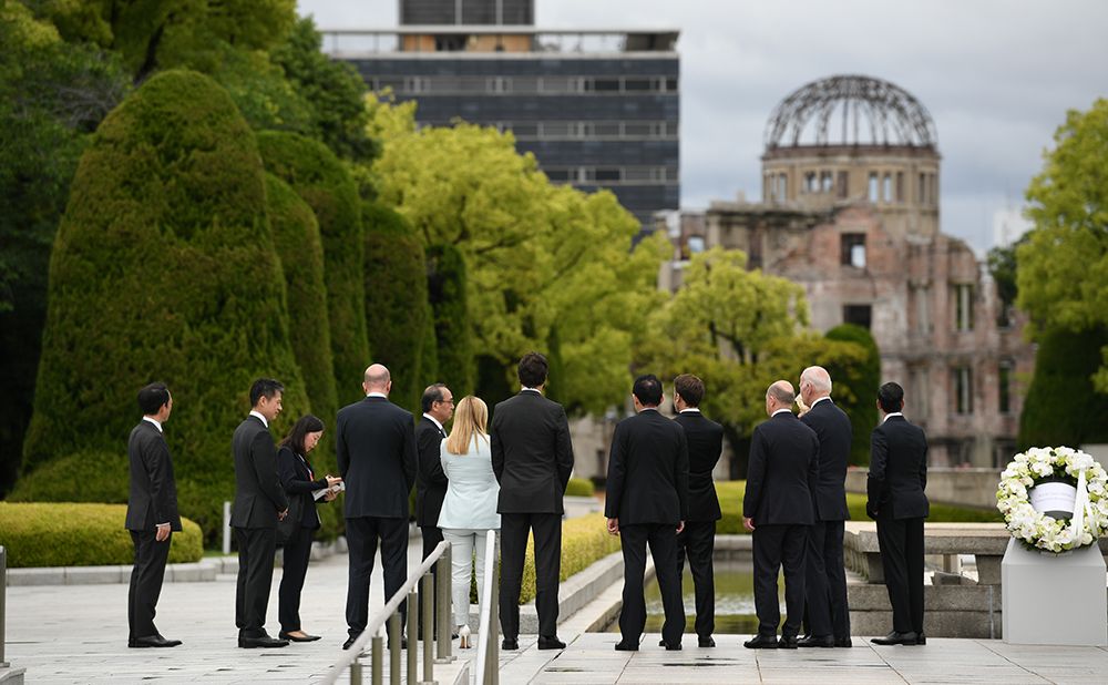 G7 Leaders at the Atomic Bomb Dome