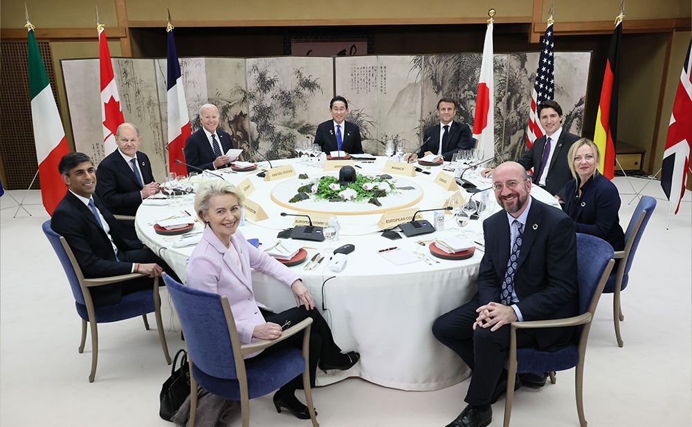 G7 Leaders during Session 3