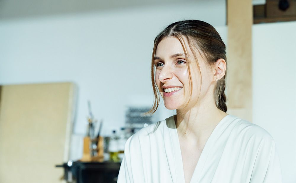 Adeline talking about a goal