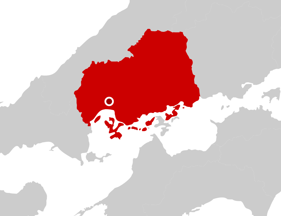 広島県の地図